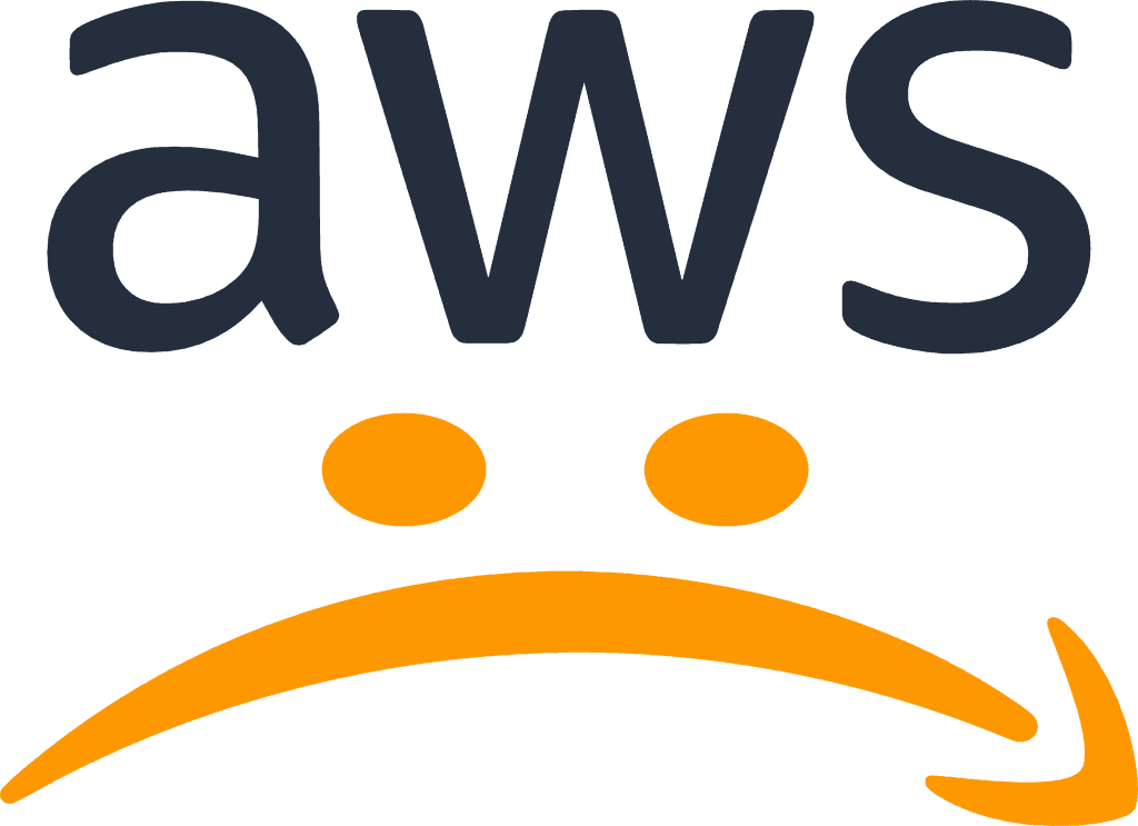 modified AWS logo